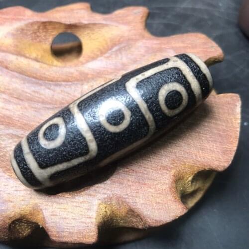 Genuine Tibetan Agate Nine Eyes Dzi Beads