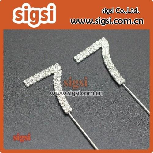 New Fashion Rhinestone Cake Topper For Birthday And Wedding