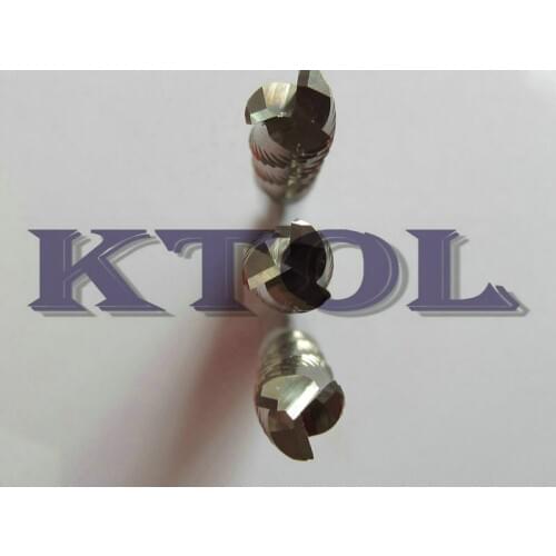 New Free ship 10pcs 8x32mm 3 Flute Roughing Milling Cutters Imported Tungsten Steel Carbide Tool Bits for Aluminum Hard Wood MDF