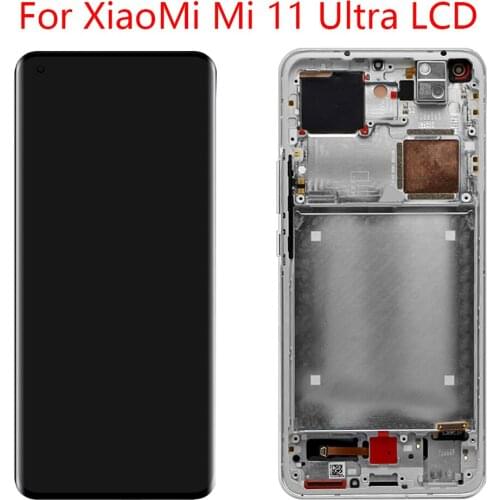 6.81 inch original AMOLED for Xiaomi mi 11 Ultra LCD display touch screen screen digitizer Xiaomi 11 Ultra M2102K1G LCD display