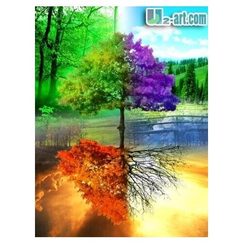 Canvas Prints (Spring, Summer, Fall and Winter) Wholesale hot sale oil painting wall art paper printing for room Dd-6-JW(1096)