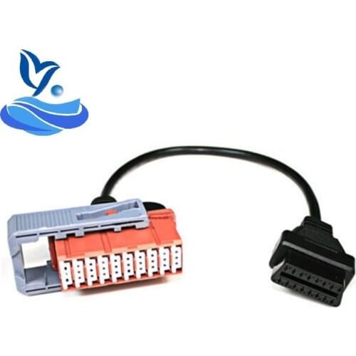 PSA 30PIN Cable For Citroen/Peugeot Old Cars OBD OBD2 PP2000 30PIN to 16Pin OBD2 Connector