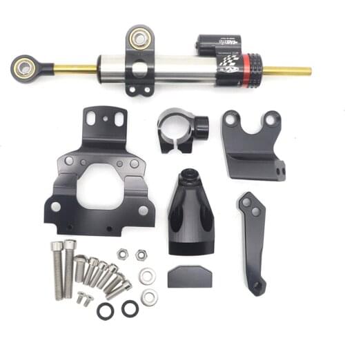 For KAWASAKI Z650 Z 650 2017 2018 Motorcycle CNC Aluminum Alloy Adjustable Steering Damper Stabilizer Mounting