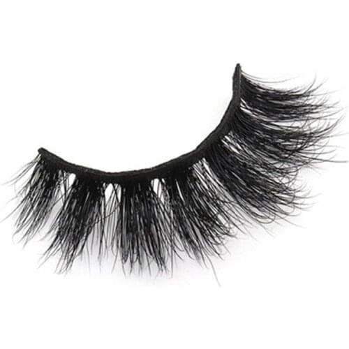 2pairs Eyelashes 3D Mink Natural Long Cross False Eyelashes Handmade Reusable Eyelashes Extension for Makeup
