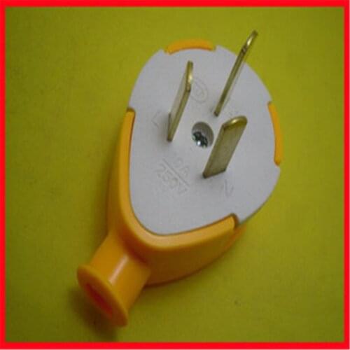 10A three-pin plug three-eye socket power plug socket 3-pin plug socket 220V