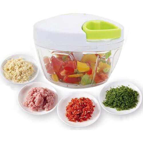 Manual Onion Garilc Potato Meat Vegetable Cutter Slicer Fruit Food Chopper Stainless Steel Blades Mincer Kitchen accessories