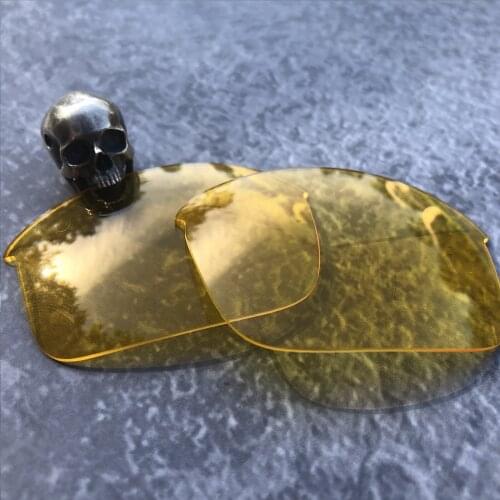 Firtox True Enhanced Replacement Lenses for-Oakley Bottle Rocket OO9164 Sunglass (Non Polarized Lens)-HD Yellow