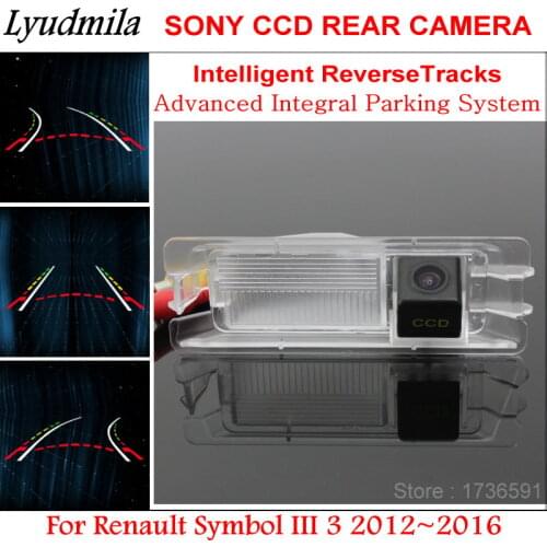 Lyudmila Intelligentized Reversing Camera FOR Renault Symbol III 3 2012~2016 Car Rear View Back Up / Dynamic Guidance Tracks
