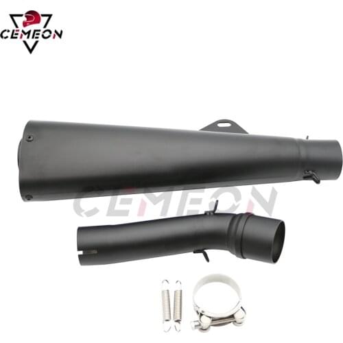 Motorcycle exhaust muffler For Honda REBEL500 2017-2020 CM300 CMX500 modified stainless steel slide-in muffler exhaust pipe