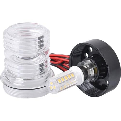 Marine Boat Anchor Light 2.5W 4000-4500K Yacht Navigation LED Light IP65 Navigation Signal Light for Outdoor Marine Boat Yacht