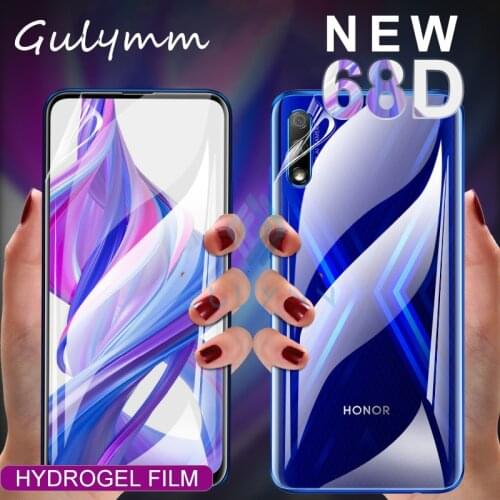 68D Front + Back Phone Protection Film For Huawei P30 P20 Lite Screen Protector For Honor 9X 20 8X P Smart Z Plus Hydrogel Film
