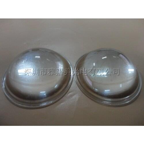Car lights optical glass lens Diameter 66.2MM Plano convex lens More than 95% transmittance Led lens