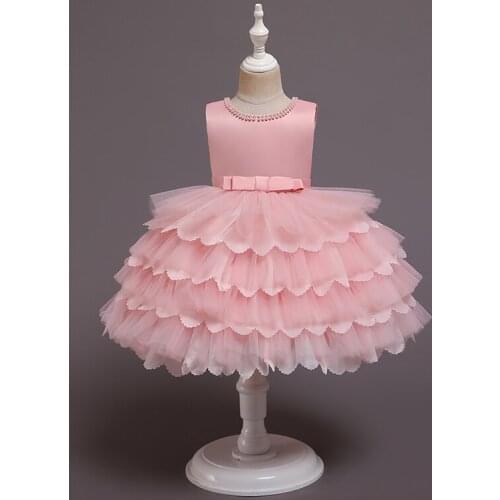 Kids Tutu Newborn Christening Princess Toddler Birthday Party Children Baptism Baby Girl Clothes Summer Dresses Vestidos 1 Year