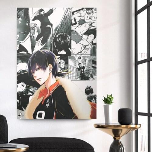 Haikyuu Tobio KageyamaCanvas Painting Posters and Prints Wall Art Pictures For Living Room Home Office Hotel Apartment