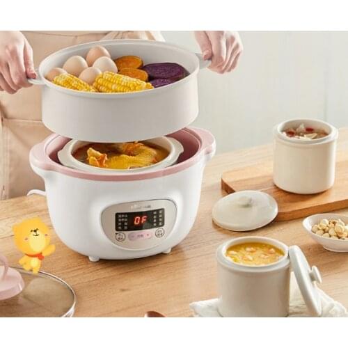 Ceramic electric stewing cup water proof stew pot soup household porridge birds nest electric stewing pot J03