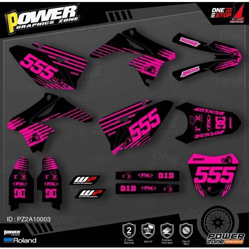 PowerZone Custom Team Graphics Decals Stickers Kit For SUZUKI Decal 2010 2011 2012 2013 2014 2015 2016 2017 2018 RMZ 250 003