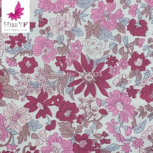 New arrive Floral Series Twill Cotton Fabric,Patchwork Cloth DIY Sewing Quilting Fat Quarters Material For Baby&Child HY0234