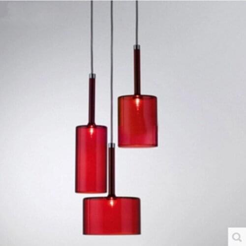 New Nordic Style Personality Creative Glass Pendant lights Wine Bottle Alsle Cafe Bar Lights Dinner Light Fixtures