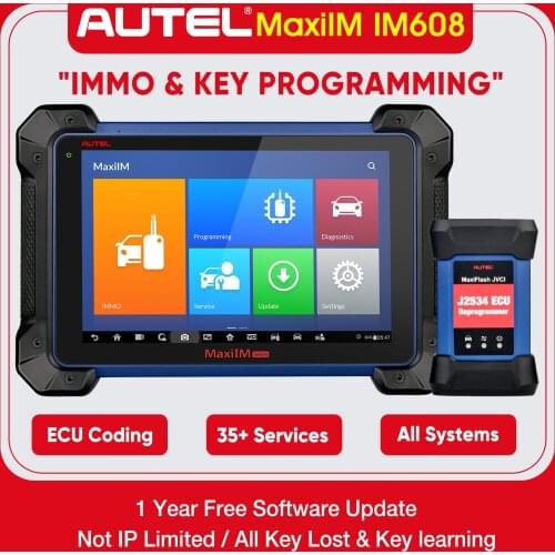 Autel IM608 MaxiIM 608 Professional Key Programming Tool with XP400 Key Programmer&J2534,30+Services and All Systems Diagnosis