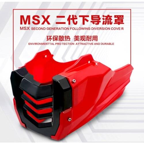 Motorcycle Engine Protector Guard Cover Under Cowl Lowered Low Shrouds Fairing Belly Pan For Honda Grom MSX125 MSX125