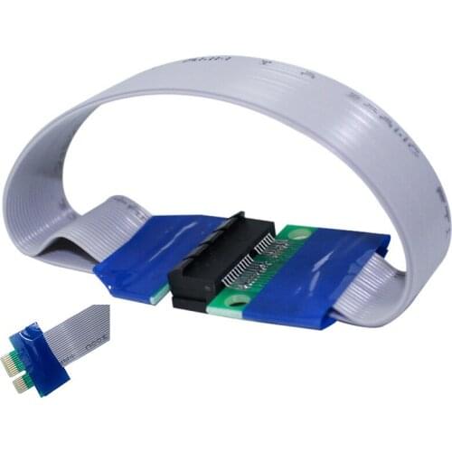 Riser Card Extender Extension PCI Express Flex to Slot Relocate Cable 1X PCI-E