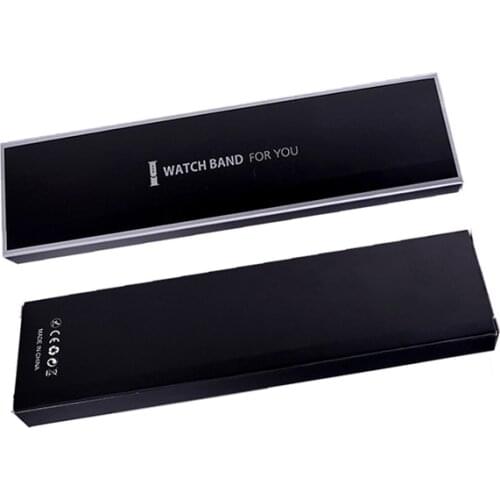 Exquisite simple style papery package watchbands boxes for Apple Watch Band 38mm 42mm 44mm 40mm strap Gift Boxes