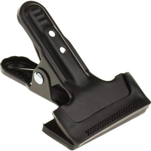 Retail 3x Heavy Duty Spring Clamps Photo Background Cloth Paper Screen Clips Metal Body with Rubber Protective Sleeve