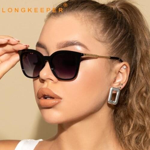 Cat Eye Fashion Sunglasses Women Vintage Luxury Brand Designer Gradient Sun Glasses For Female UV400 Eyewear Oculos De Sol