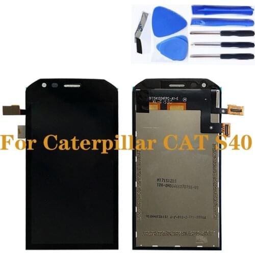 For Caterpillar CAT S40 LCD display with touch screen digitizer component display unit replacement screen assembly