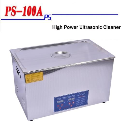 1PC PS-100A 30L Ultrasonic Cleaner + Washing Basket/Digital Control Ultrasonic Washing Machine/motor washing machine