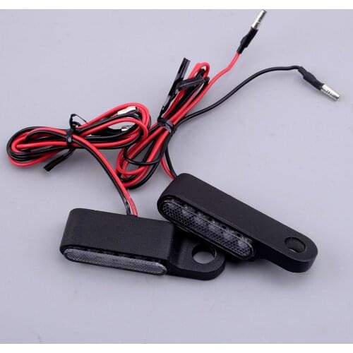 2pcs 6 LED Clear Lens Mini LED Motorcycle Turn Signal Indicator Blinker Light Lamp