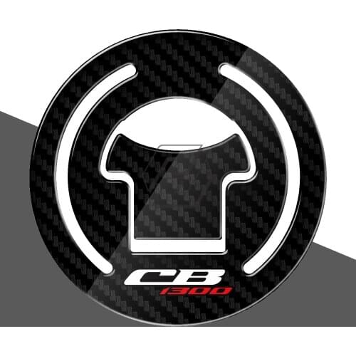 3D Carbon-look Motorcycle Fuel Gas Cap Protector Decals Case for HONDA CB1300 X4 1998-2003