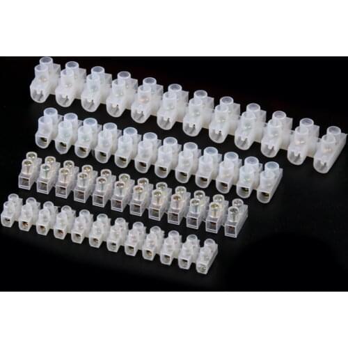 5A 10A 20A 30A 60A Dual Row 12 Positions Wire connector Screw terminal Barrier Strip Block Terminal Connector