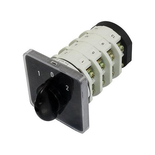690V 32A 16 Terminals 3 Positions (1-0-2) On-Off-On Rotary Cam Changeover Switch SZL9-32/D1050.4
