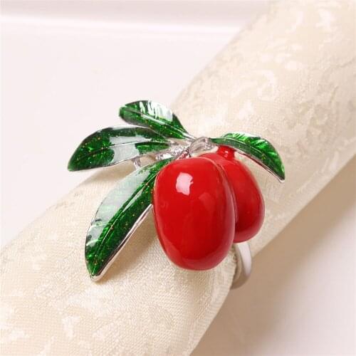 8/PCS new lemon napkin Ring napkin ring in high-end hotel