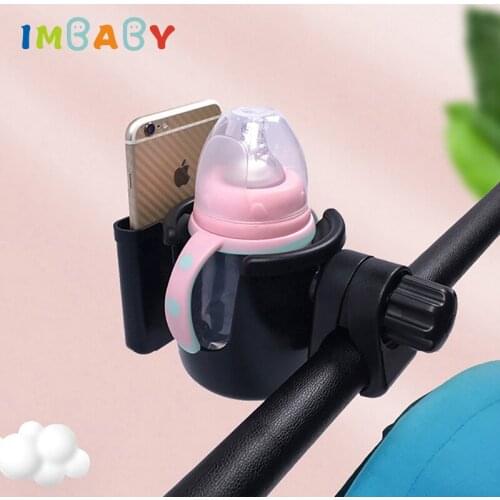 Baby Stroller Cup Holder Newborn Carriage Accessories for Milk Bottles Rack Infant Tricycle Bicycle Cart Mobile Phone Holder