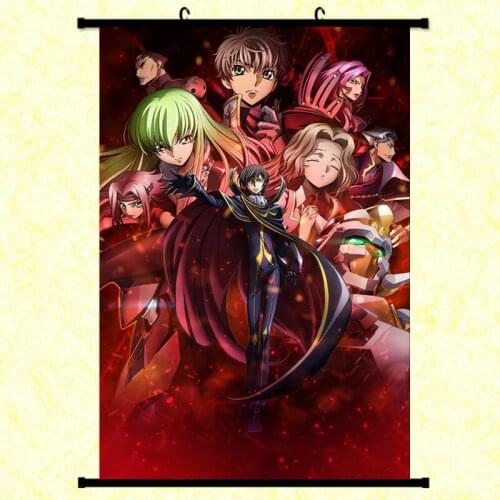 Code Geass: Lelouch of the Rebellion R2 Anime Painting Fabric Wall Scroll poster cosplay Home Wall Decor Gifts