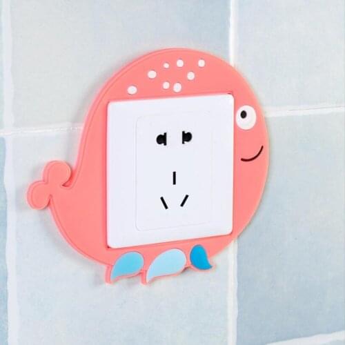 2019 Switch Decorative Stickers Luminous Switch Cover Cartoon Animals Silica gel Switch Protective Cover For Home Switch 1060A