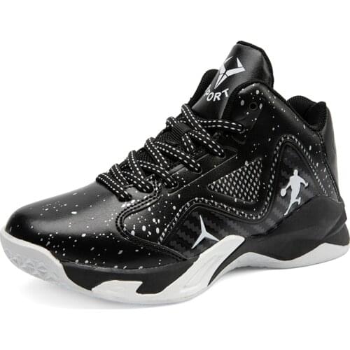 KIKIDS Boys Basketball Shoes High Quality Top Soft Non-Slip Kids Sneakers Thick Sole Childrens Sport Kid Outdoor Trainer Shoes