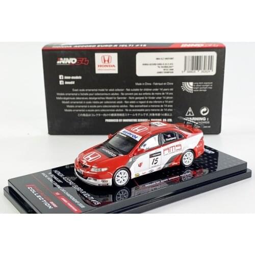 INNO64 1:64 HONDA ACCORD Euro-R (CL7) #15 N.Technology Diecast Model Car