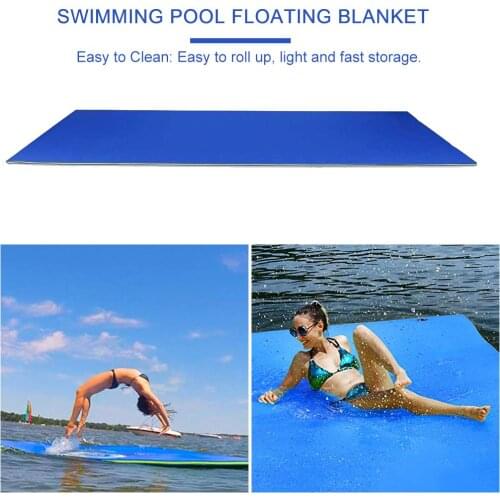 2/3 Layer Anti-tear XPE Foam Swimming Pool Floating Pad Water Blanket Durable For Water Entertainment Picnic Mat Pool Accessorie