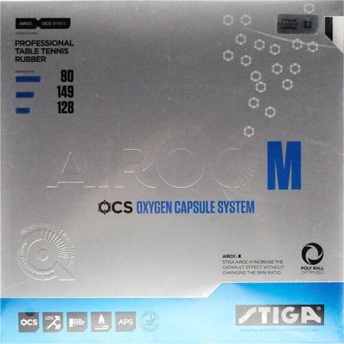 Genuine Stiga AIROC-M AIROC S table tennis rubber pimples in ping pong spin ratio rackets racquet sports