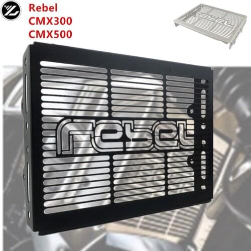 Rebel For HONDA Rebel CMX300 500 CMX300 CMX500 2017 2018 2019 2020 Radiator Cooler Grille Guard Cover Protector Stainless Steel