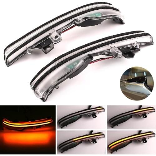 LED Dynamic Turn Signal Light Side Mirror Indicator Flowing Water Blinker For Lexus ES XZ10 UX ZA10 RC F LC Z100 LS XF50