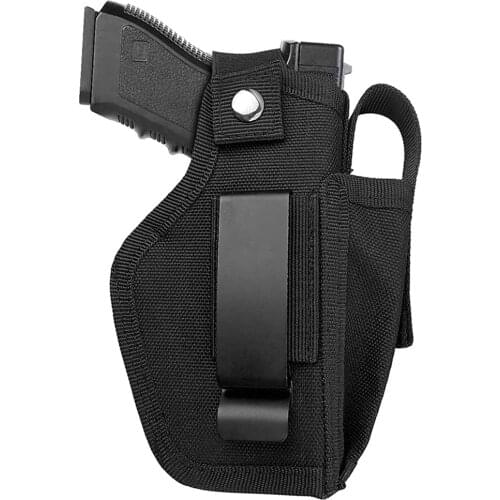 Tactical Gun Holster Concealed Carry Pistol Holster Bag Metal Clip IWB OWB Airsoft Gun Case for Glock Colt 1911 Beretta M9 P226