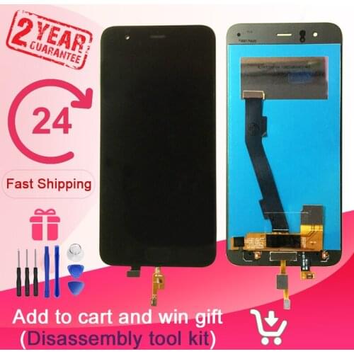 5.15" For Xiaomi Mi 6 LCD Display+Touch Screen Digitizer Assembly 1920x1080 FHD With Fingerprint LCD Replacement Parts+Tool