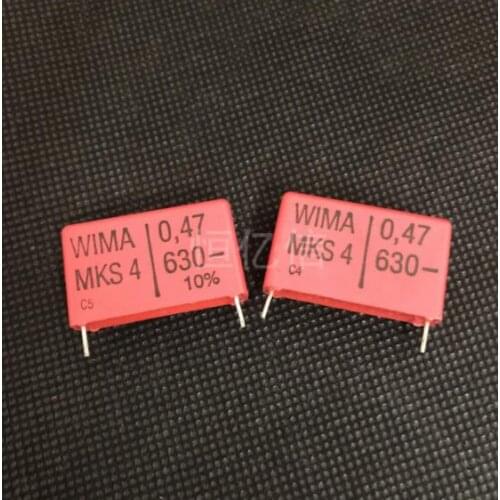 10pcs WIMA MKS4 630V 0.47UF 630V 474 470N Pitch 27.5mm