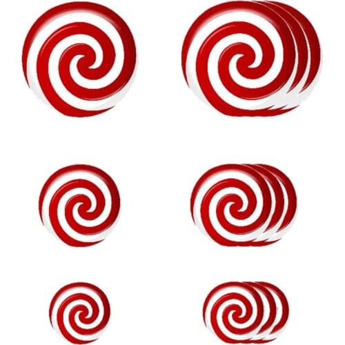 12Pcs/Set Christmas Mosquito Coil Floor Wall Stickers Removable Mural Decals Merry Christmas Home Decor for Christmas Crafts
