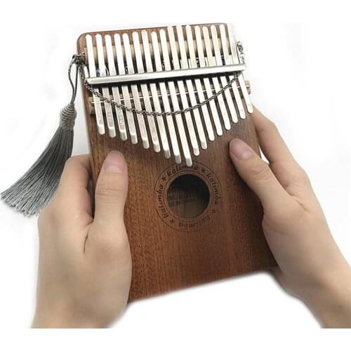 17-tone Thumb Piano Tremolo Chain Improve Sound Performance Kalimba Musical Instrument Accessories Material: zinc alloy