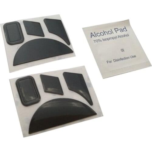 2Pcs 0.6mm Thickness Replace Mouse Feet Mouse Skates For Razer Naga 2014/ Naga Hex V2 Mouse